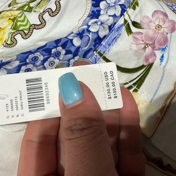 Maeve Wide Leg Pants - Multicolor Pattern - Picture 6 of 6